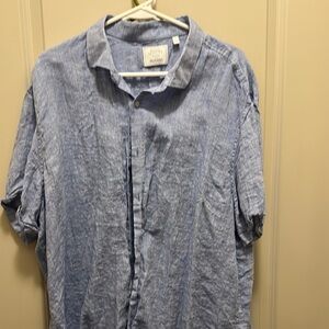 Murano Blue Relaxed Fit Casual Shirt